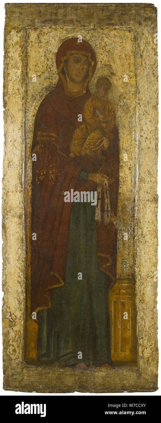 Die Ikone der Gottesmutter des hl. Maximus. Stockfoto