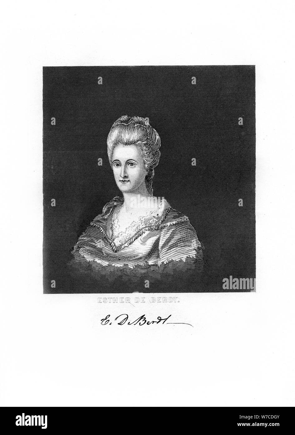 Esther De Berdt Reed, Amerikanischer Unabhängigkeitskrieg Patriot, 1872. Artist: Unbekannt Stockfoto