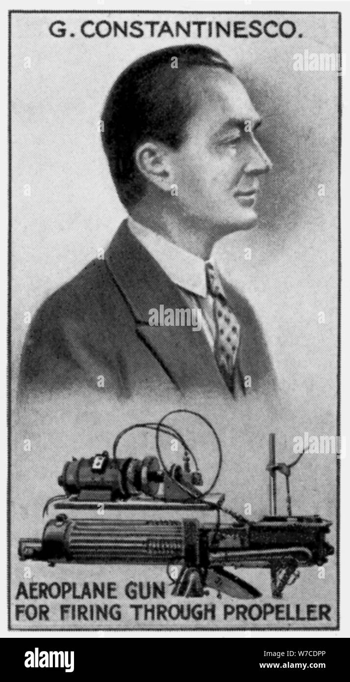 George Constantinescu, Rumänische Wissenschaftler, Ingenieur und Erfinder, (c 1924). Artist: Unbekannt Stockfoto
