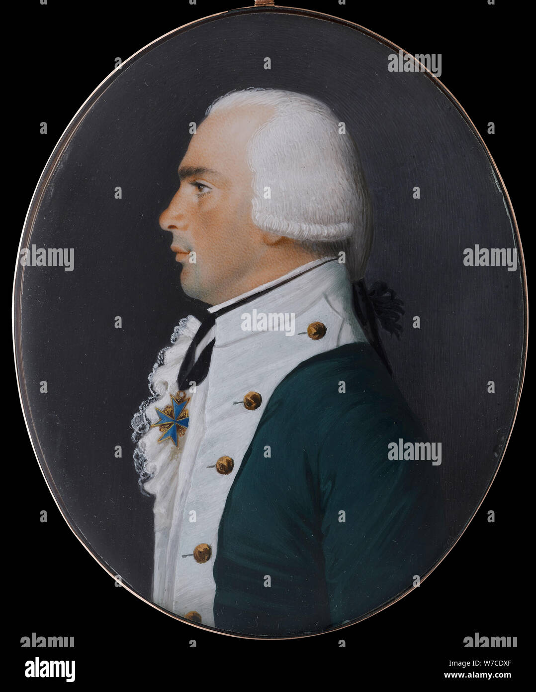 Porträt von Ludwig Julius Friedrich von Orlich (1764-1810). Stockfoto