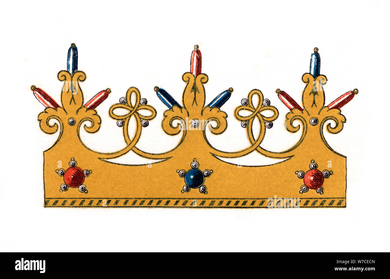 Design für ein Coronet, (1843). Artist: Henry Shaw Stockfoto