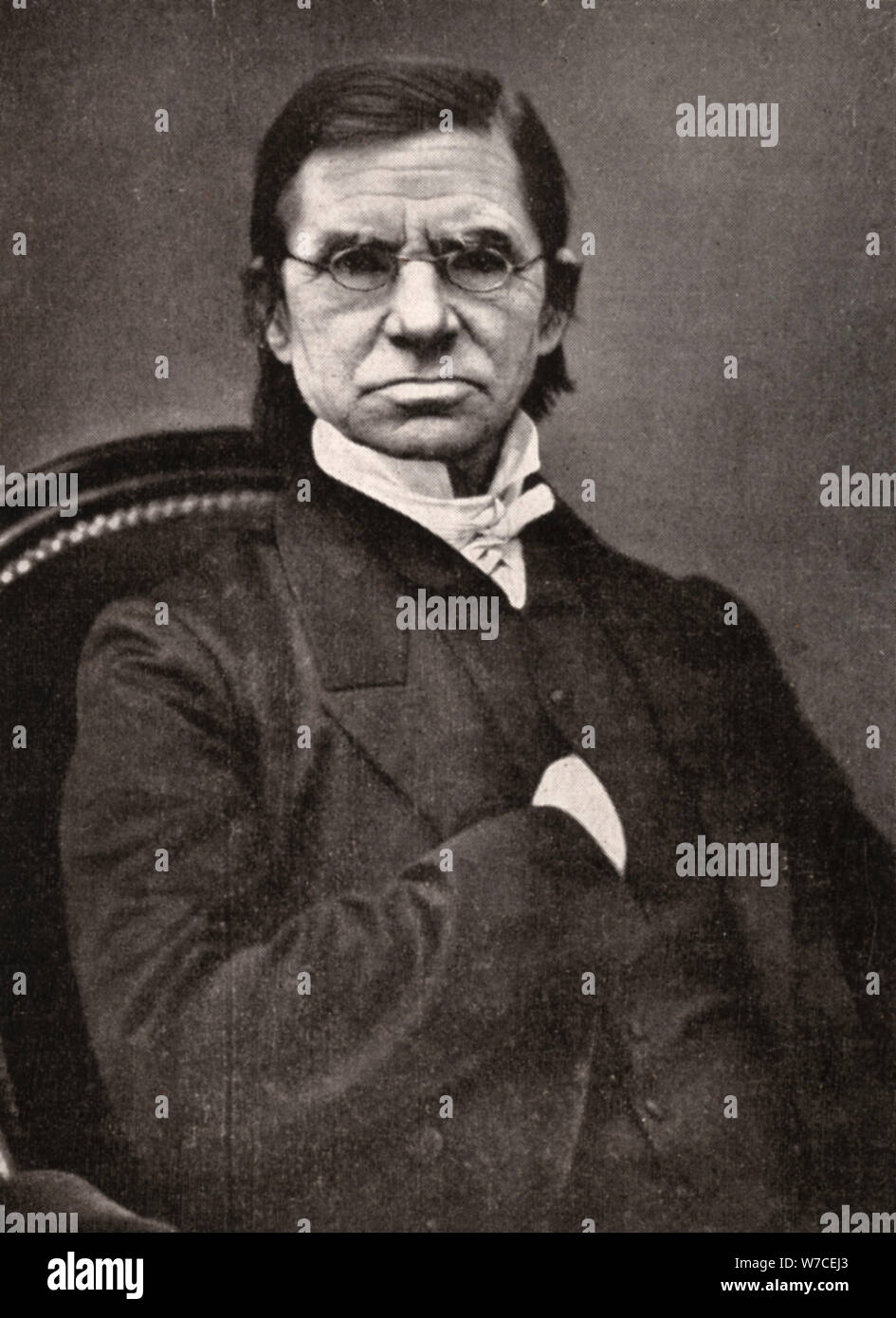 Emile Littre, französischer Lexikograph und Philosoph, 19. Künstler: Pierre Petit Stockfoto