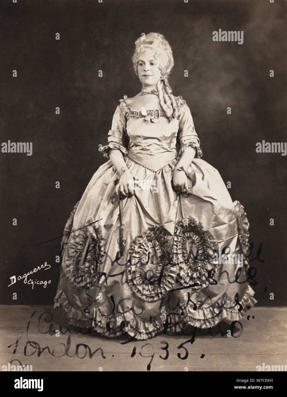 Dame Eva Turner als Gräfin in die Hochzeit des Figaro von Wolfgang Amadeus Mozart. Stockfoto