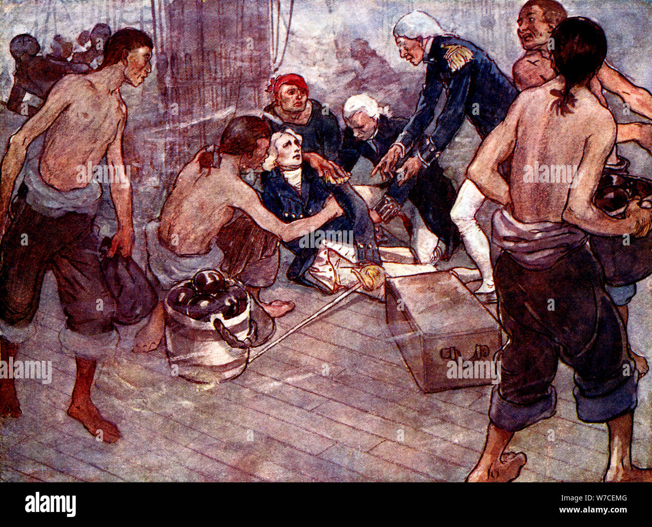 "Sie für mich endlich, Hardy getan haben, sagte Nelson", 1805, (1905). Artist: S Forrest Stockfoto