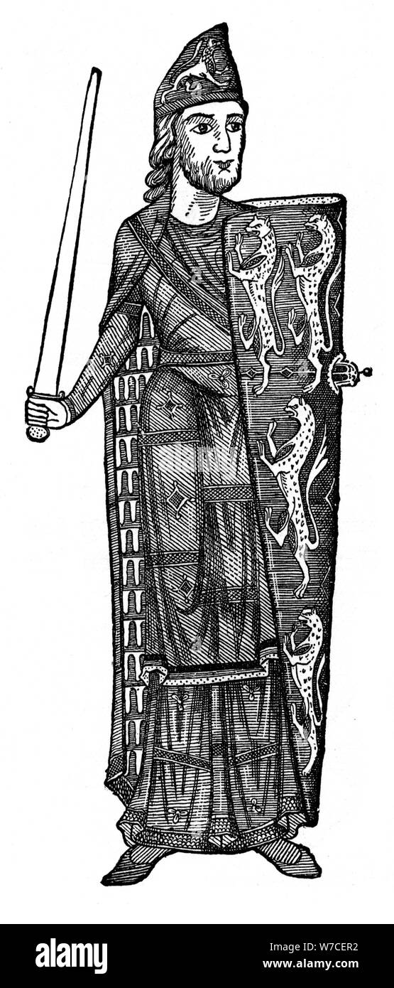 Geoffrey Plantagenet, Graf von Anjou, Mitte des 12. Jahrhunderts, (1910). Artist: Unbekannt Stockfoto