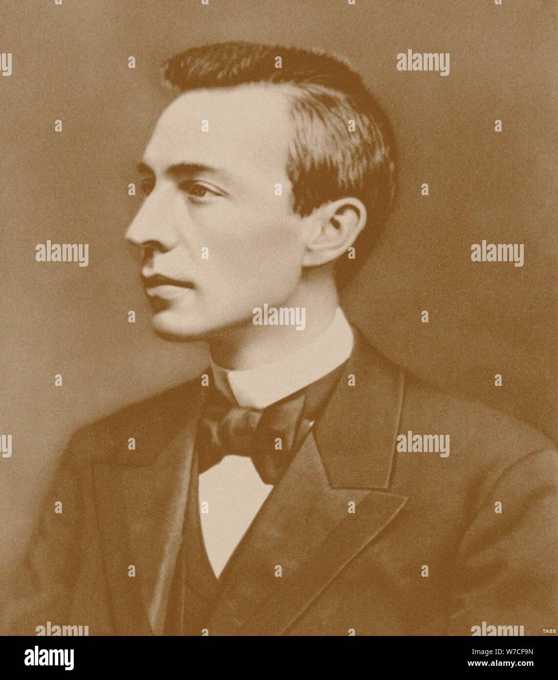 Sergej Rachmaninoff, 1901. Stockfoto