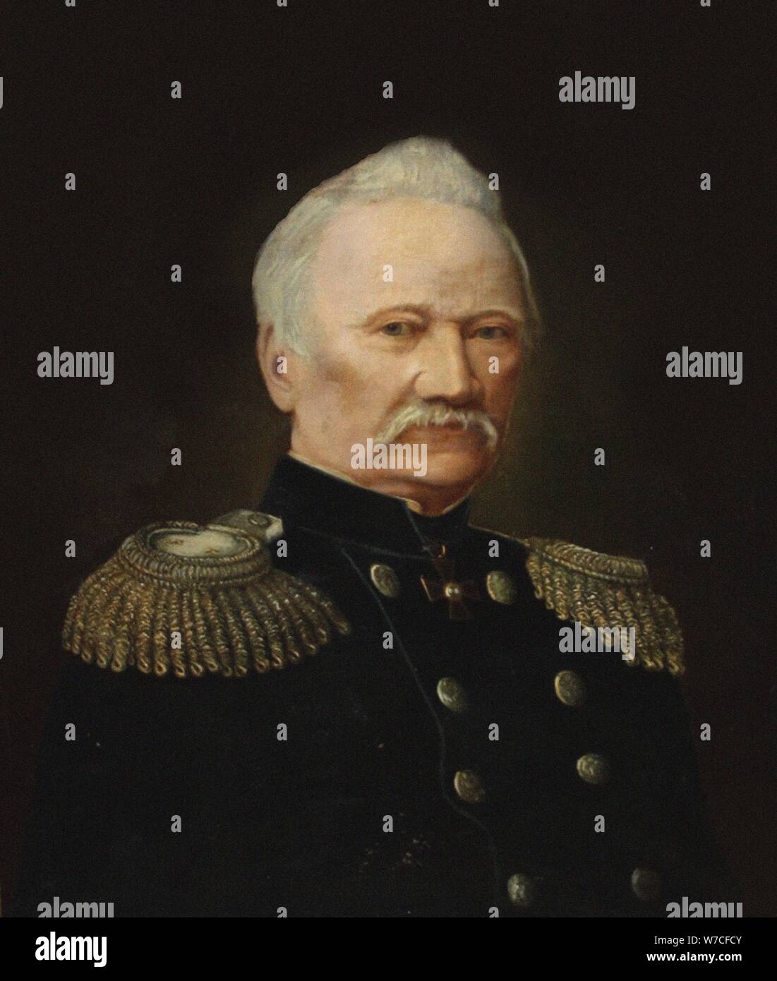 Ilja Petrowitsch Tschaikowsky (1795-1880), 1860. Stockfoto