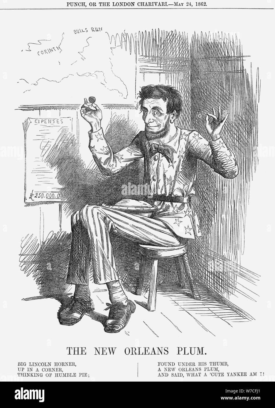 "Die New Orleans Pflaume', 1862. Artist: Unbekannt Stockfoto