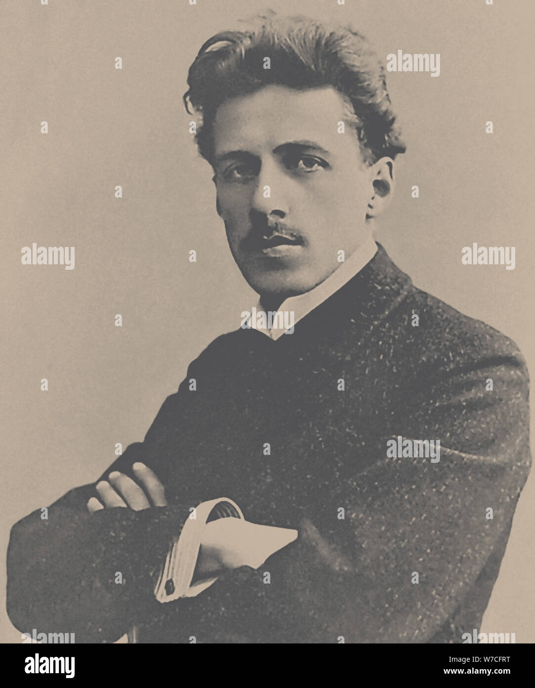 Portrait von Wsewolod Meyerhold (1874-1940), 1910. Stockfoto