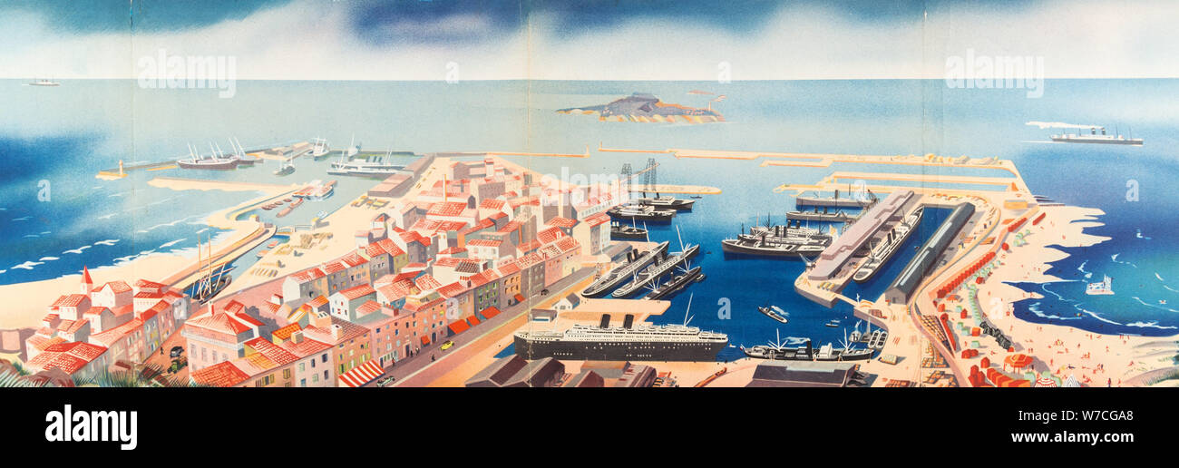 Panorama de la Cote, 1937-1938. Stockfoto
