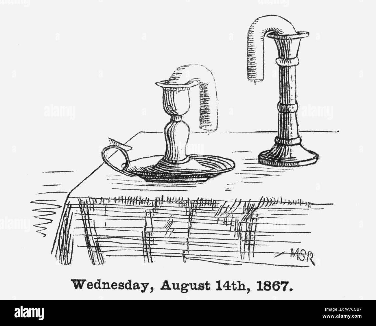 "Ein Hauch von der Whitebait', 1867. Artist: Unbekannt Stockfoto