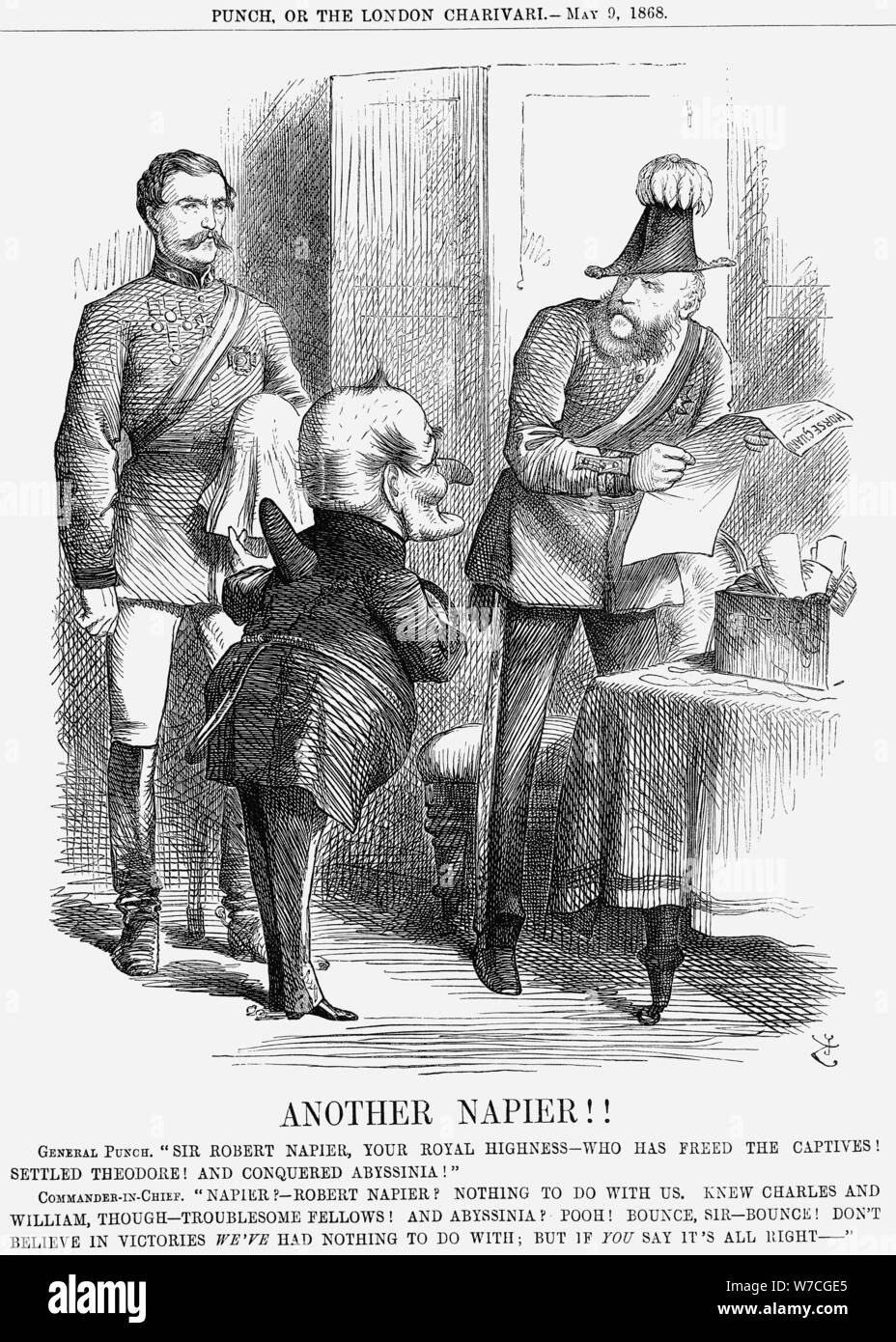 "Ein anderes Napier!!', 1868. Artist: John Tenniel Stockfoto