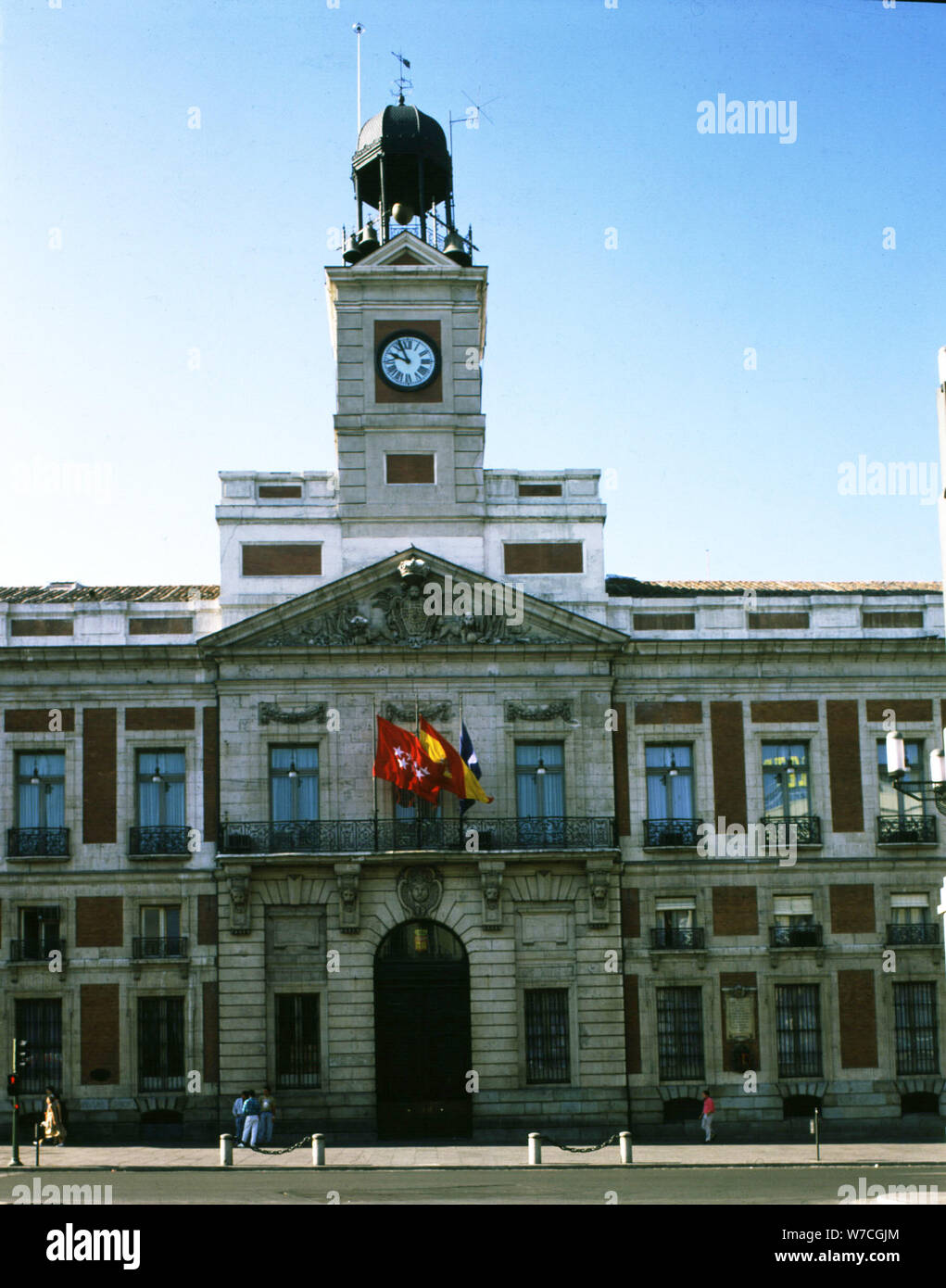 Royal House der Post in der Puerta del Sol, dem Sitz der autonomen Region, alt... Stockfoto