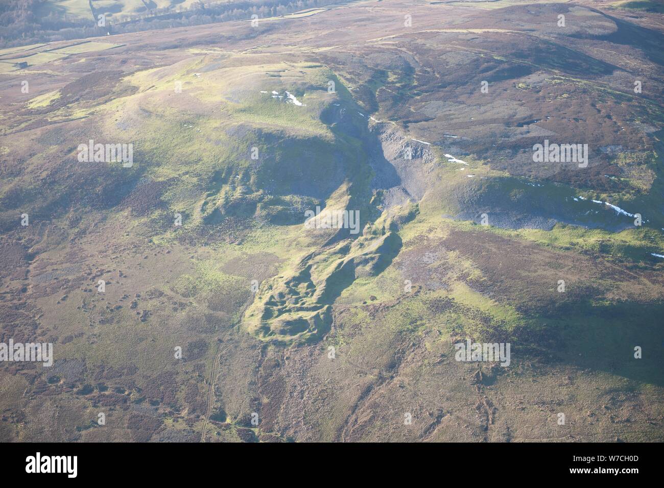 Gewinnung von Steinen und Erden, Bergbau, reeth Low Moor, North Yorkshire, 2014. Schöpfer: Historisches England Fotograf. Stockfoto