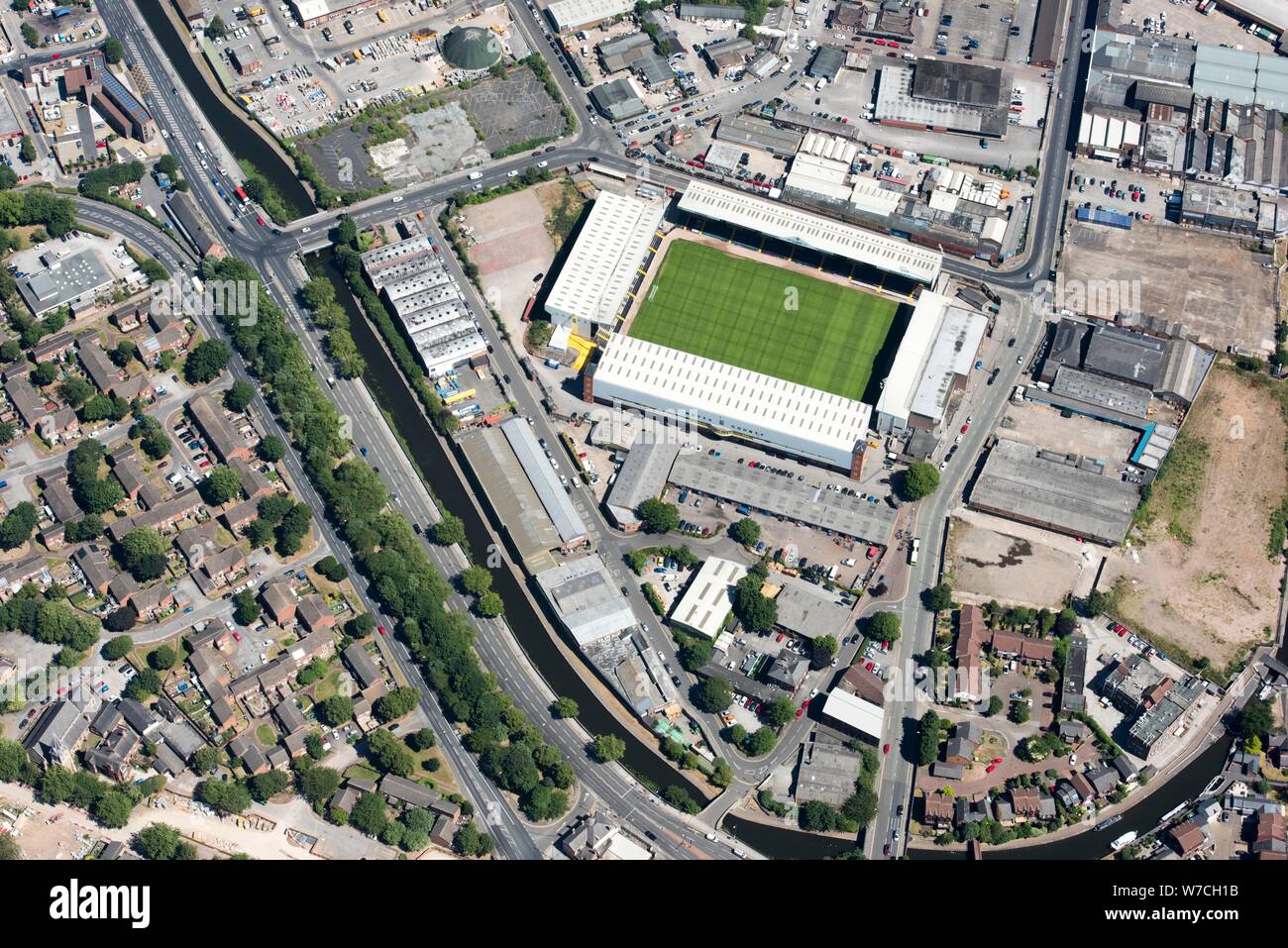 Meadow Lane, Nottingham, Nottinghamshire, 2018. Schöpfer: Historisches England Fotograf. Stockfoto