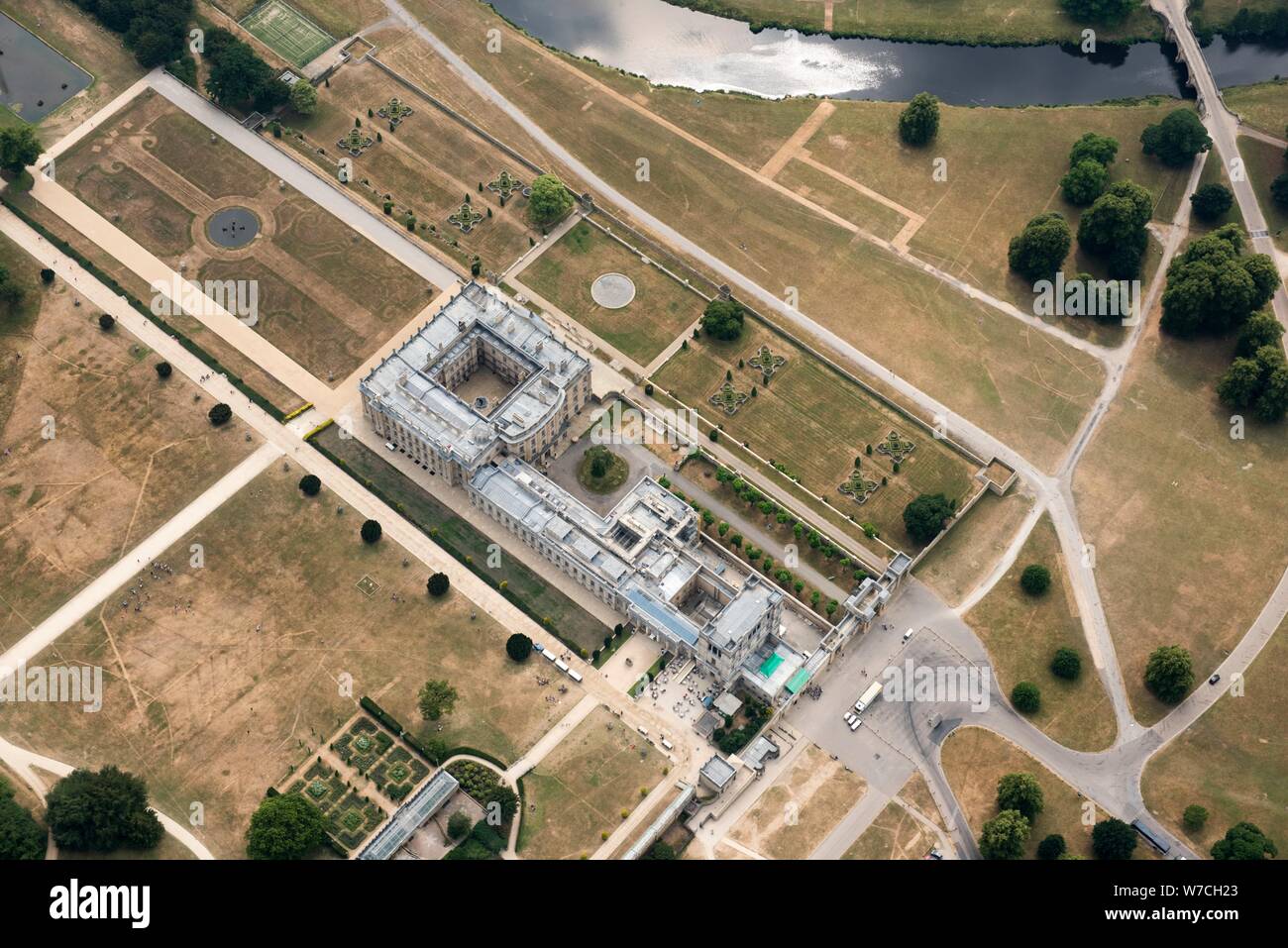 Chatsworth House, Chatsworth, Derbyshire, 2018. Schöpfer: Historisches England Fotograf. Stockfoto