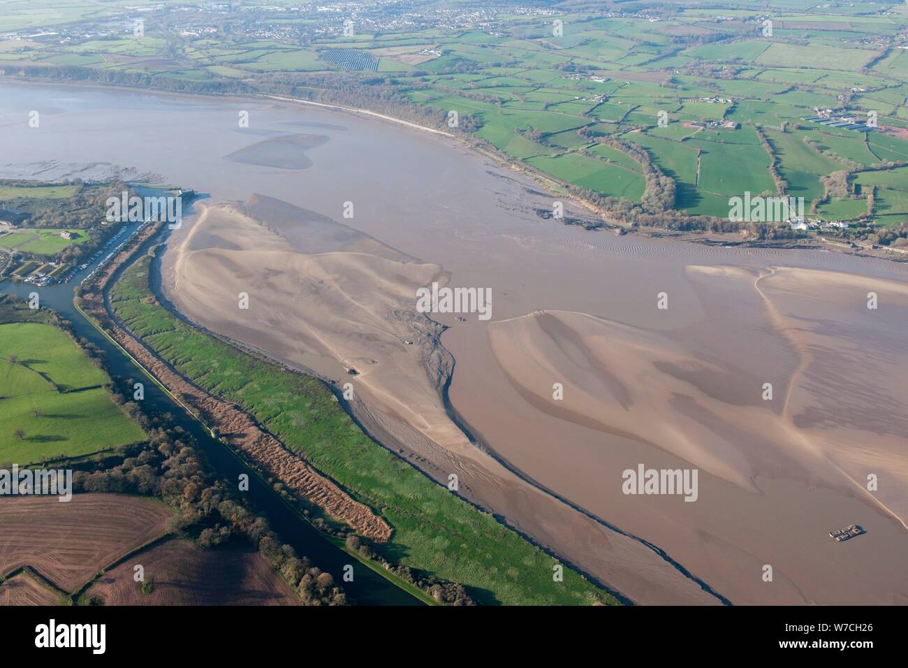 Severn Estuary, Gloucestershire, 2014. Schöpfer: Historisches England Fotograf. Stockfoto