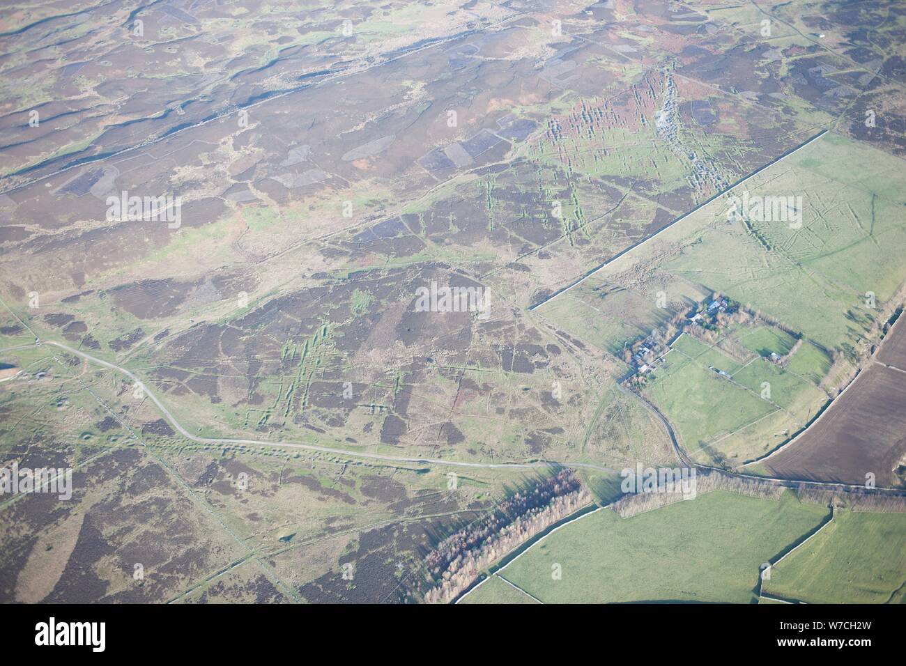 Kohle Arbeitsweise, in der Nähe von Preston - Narbe, North Yorkshire, 2014. Schöpfer: Historisches England Fotograf. Stockfoto