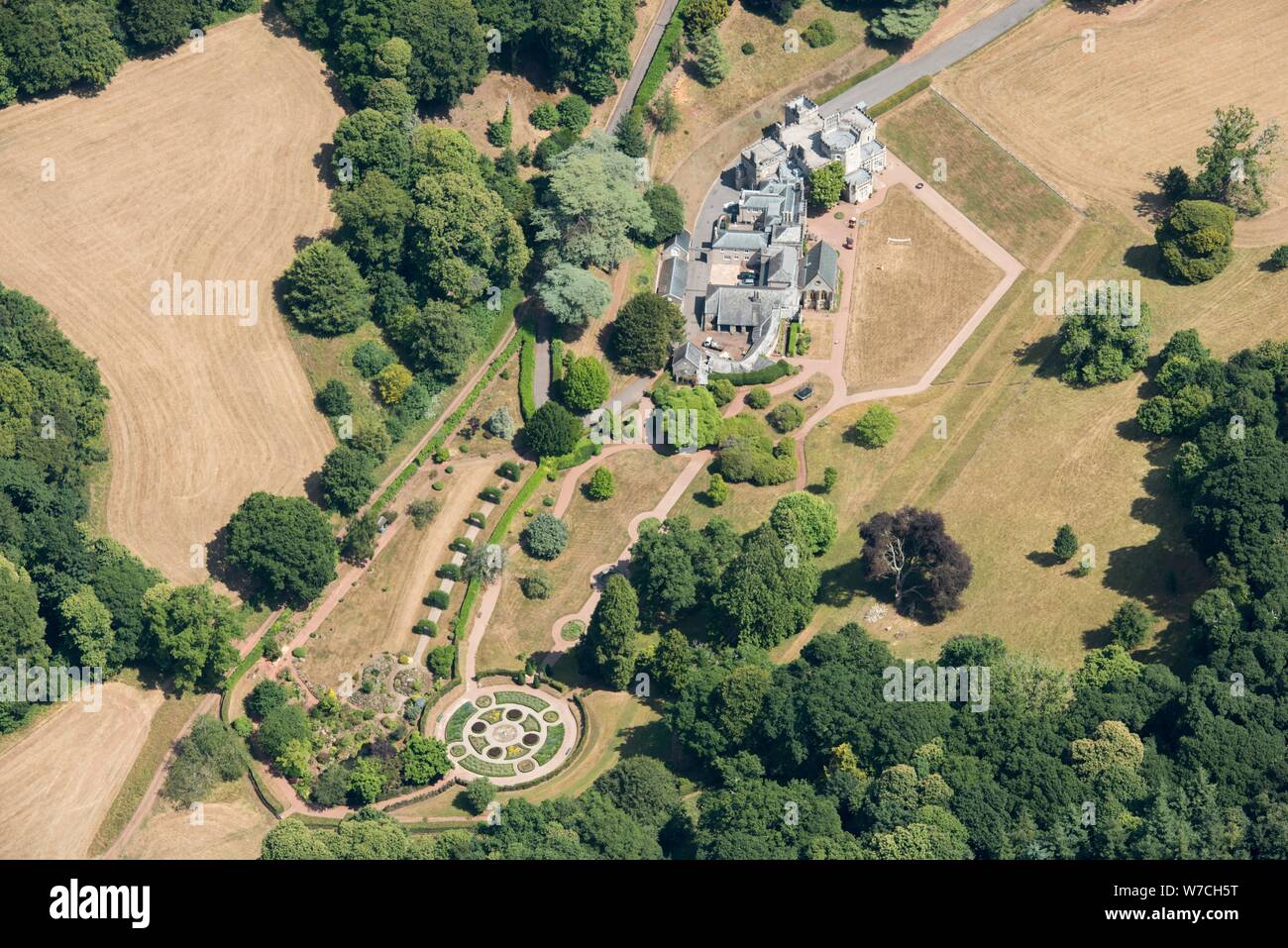 Luscombe Schloss, Dawlish, Devon, 2018. Schöpfer: Historisches England Fotograf. Stockfoto