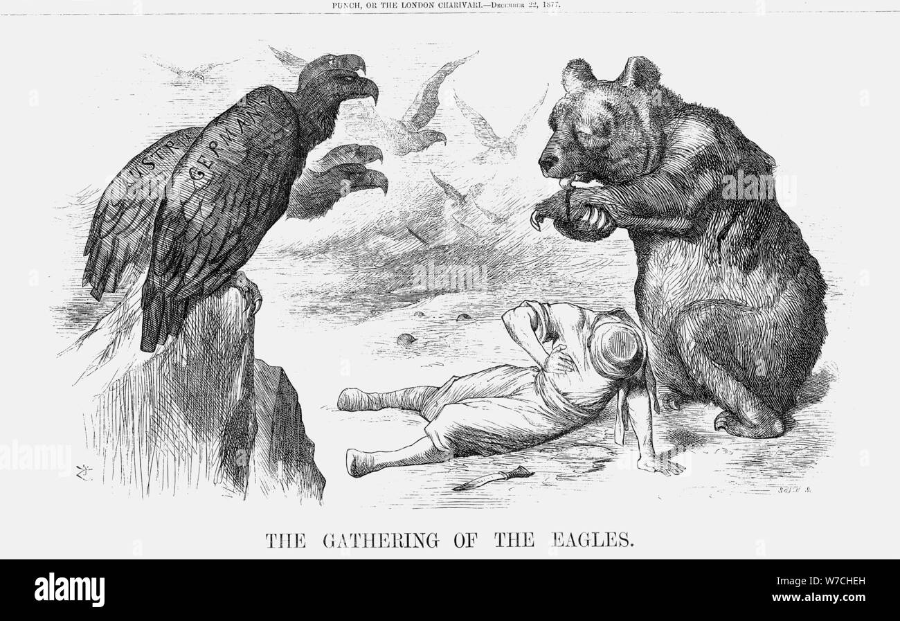 "Die Sammlung der Adler", 1877. Artist: Joseph Swain Stockfoto