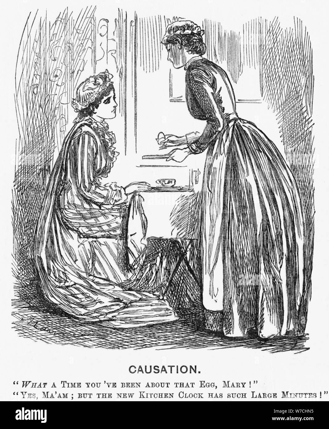 'Kausalität', 1882. Artist: Unbekannt Stockfoto