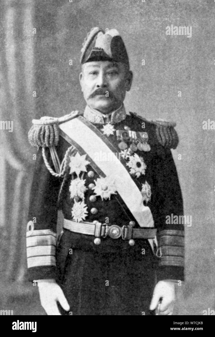 Admiral Ito, Leiter der Naval Board, der Russisch-Japanische Krieg, 1904-5. Artist: Unbekannt Stockfoto
