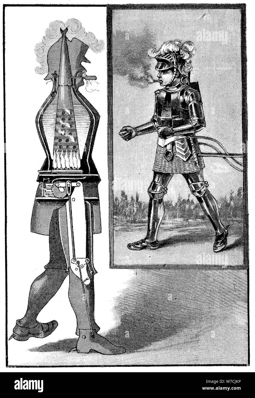 George Moore's Dampf Mann, 1893. Artist: George Moore Stockfoto