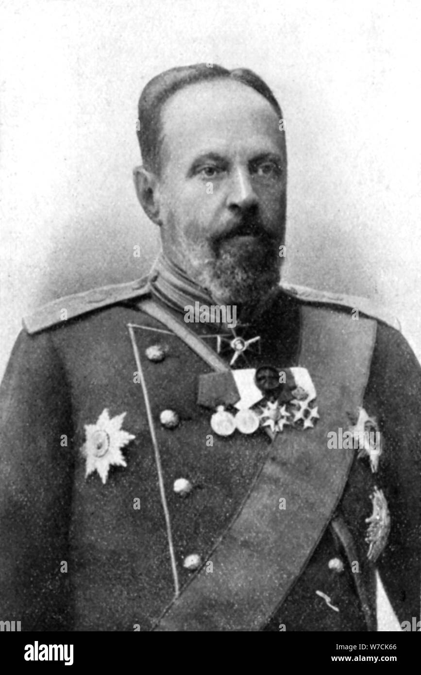 Sergey Yulyevich Witte, erste konstitutionelle Ministerpräsident des zaristischen Russland, c 1905. Artist: Unbekannt Stockfoto