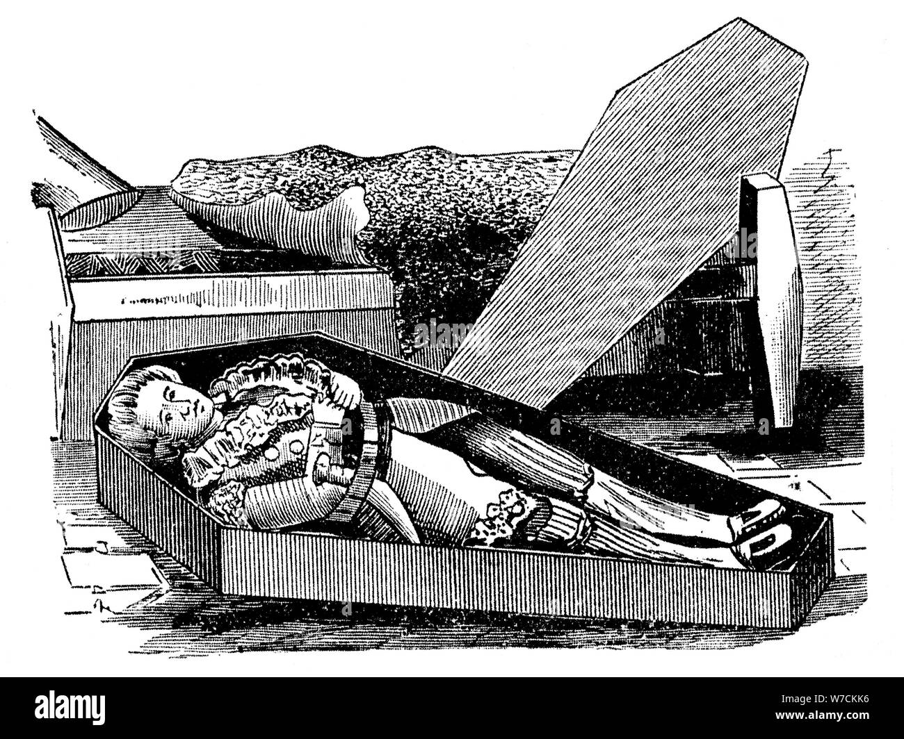 Daniel Boone (1735-1820), US-amerikanischer Pionier und indischen Kämpfer. Artist: Unbekannt Stockfoto