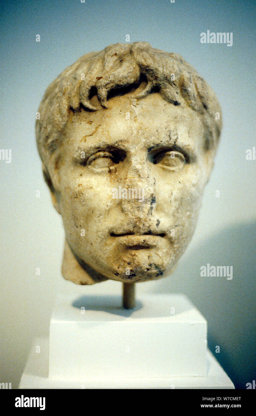 Alexander der Große (356-323 v. Chr.), c 336 - C 323 v. Chr.. Artist: Unbekannt Stockfoto