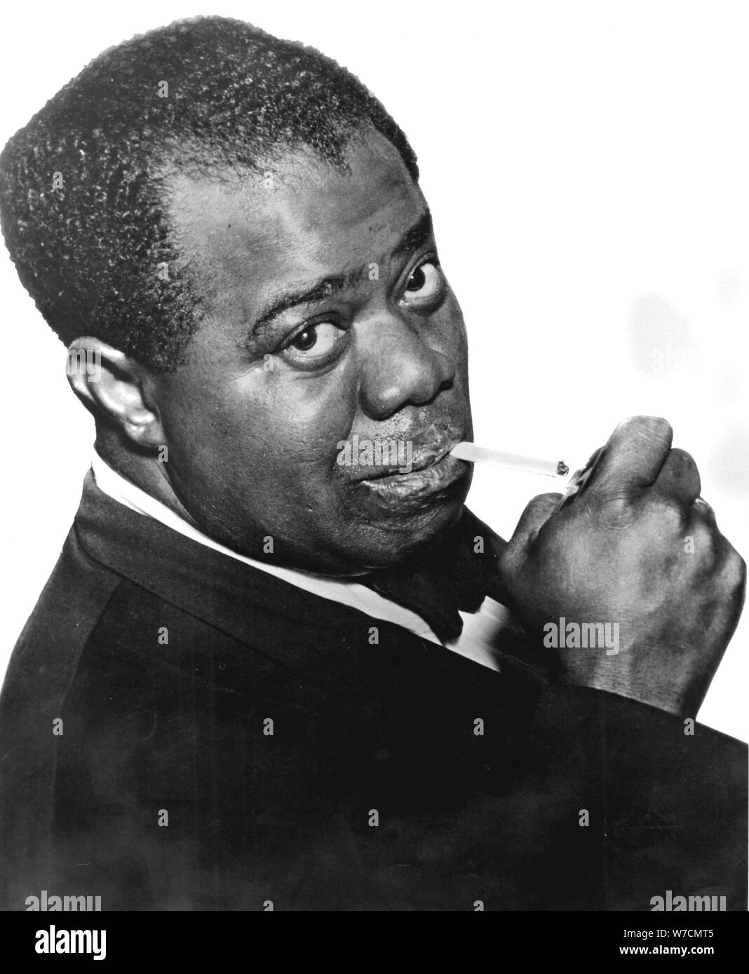 Louis Armstrong atchmo' (c) 1898-1971, US-amerikanischer Jazztrompeter und Sänger. Artist: Unbekannt Stockfoto