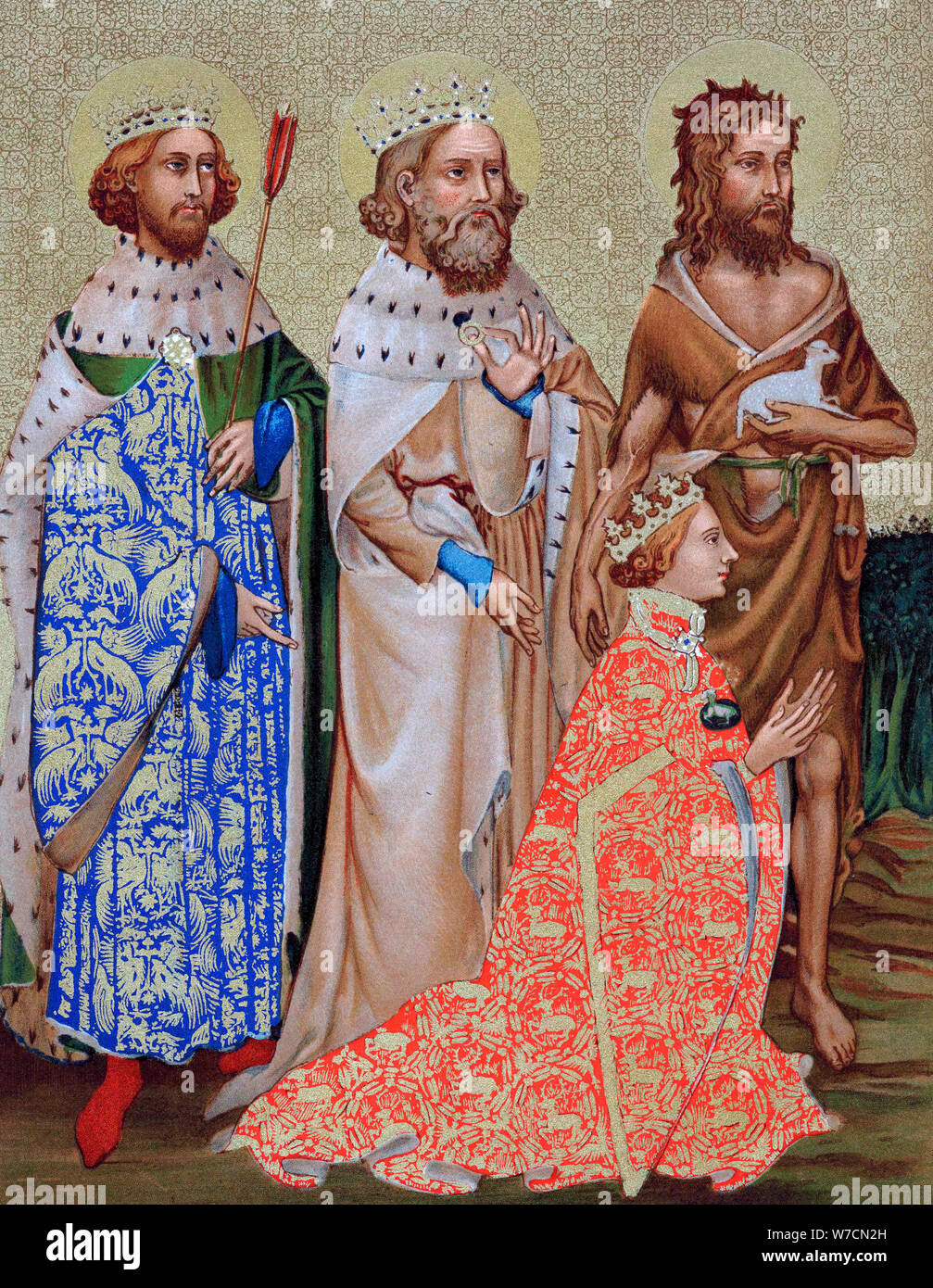 Richard II (1367-1400), König von England 1377-1399. Artist: Unbekannt Stockfoto