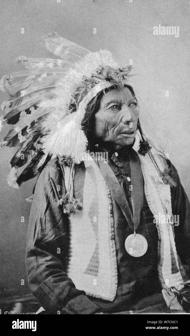 Picket Pin, Dakota Sioux Nordamerikanischen Plains Indianer, c 1900. Artist: Unbekannt Stockfoto