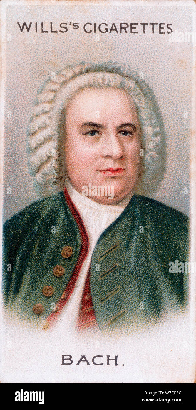 Johann Sebastian Bach (1685-1750), deutscher Komponist und Organist, 1912. Artist: Unbekannt Stockfoto