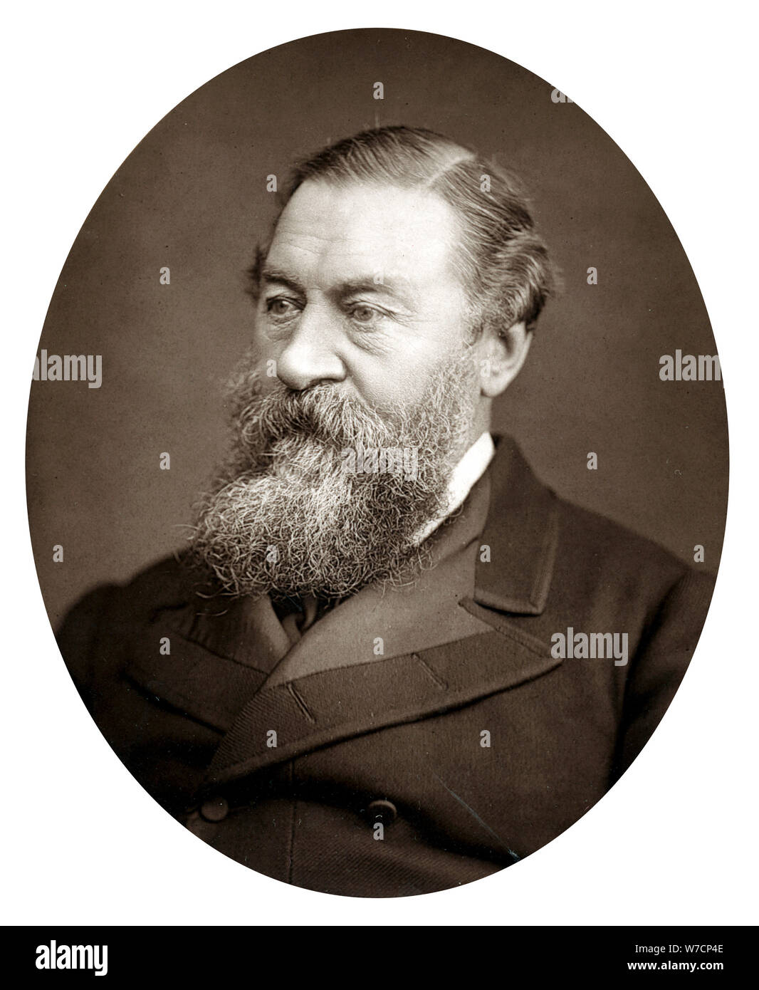 Samuel White Baker (1821-1893), englischer Explorer und gegen die Sklaverei Mitkämpfer, c 1880. Artist: Unbekannt Stockfoto