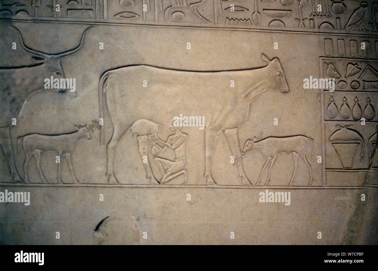 Sarkophag, Reich der Mitte, alte ägyptische, c 2040-1786 v. Chr.. Artist: Unbekannt Stockfoto