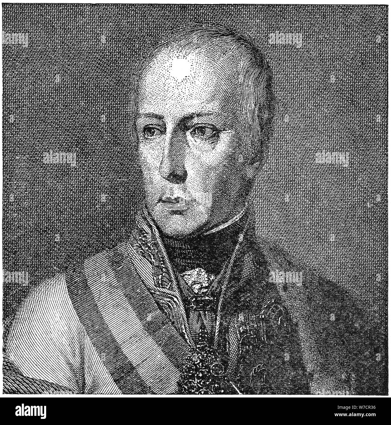 Franz II., Kaiser des Heiligen Römischen Reiches. Artist: Unbekannt Stockfoto