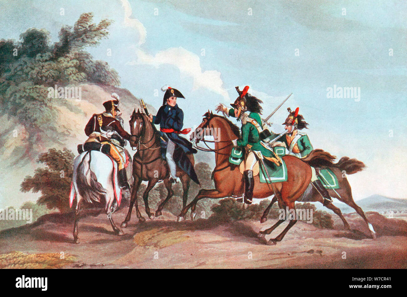 Erfassung von Edward Paget, britischer General, 1812. Artist: Unbekannt Stockfoto