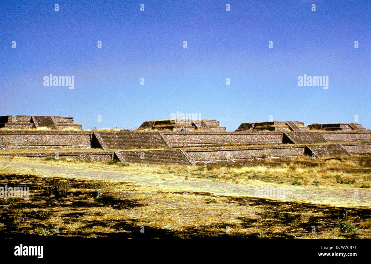 Zitadelle von Teotihuacan, präkolumbianischen Mexiko. Artist: Unbekannt Stockfoto