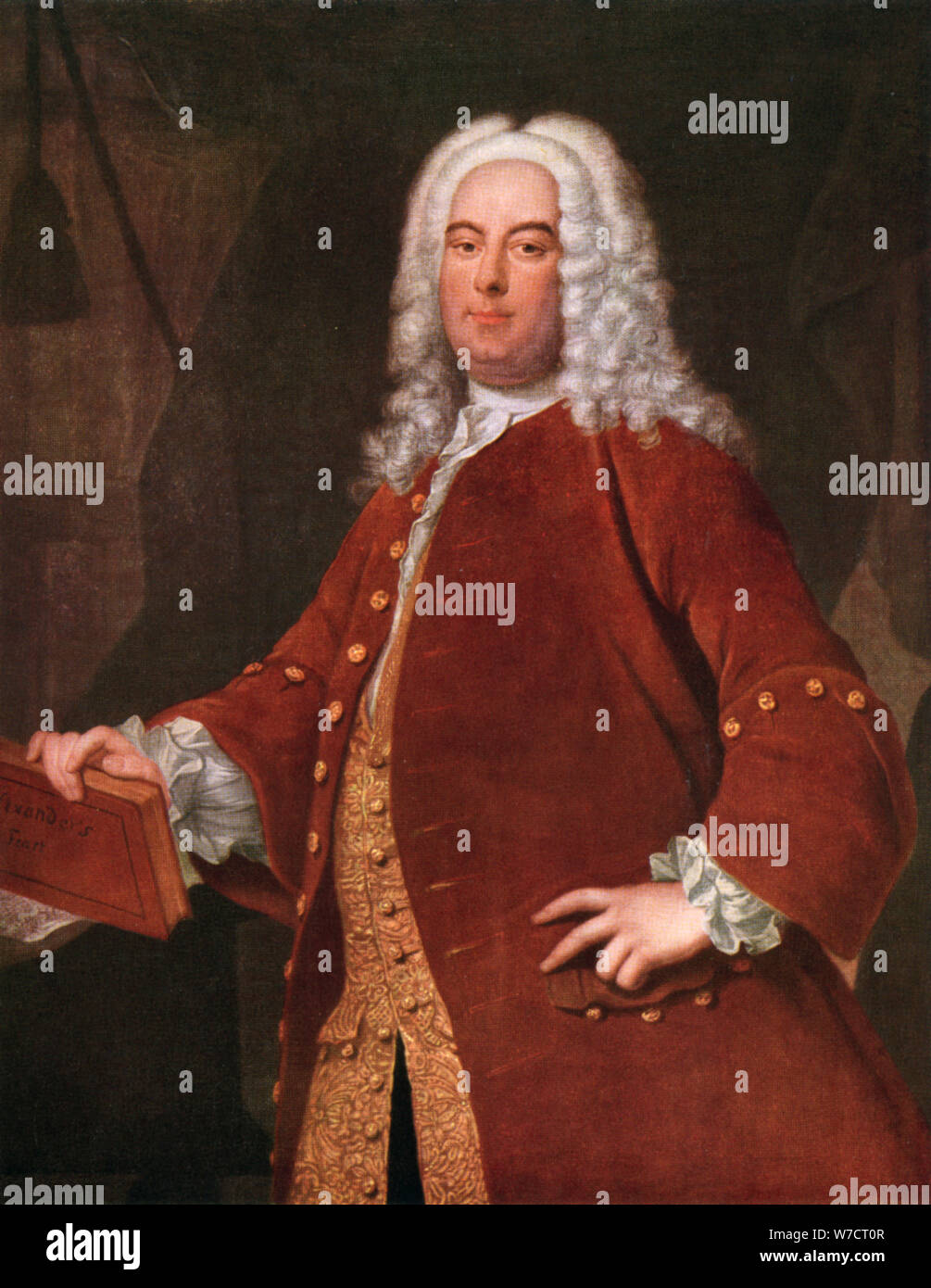 Georg Friedrich Händel (1685-1759), deutscher Komponist, c 1750. Artist: Thomas Hudson Stockfoto