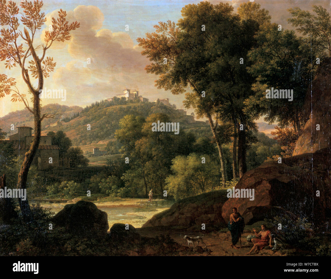 "Die Landschaft um Florenz, Italien, Ende 18./Anfang des 19. Jahrhunderts. Artist: Francois-Xavier Fabre Stockfoto