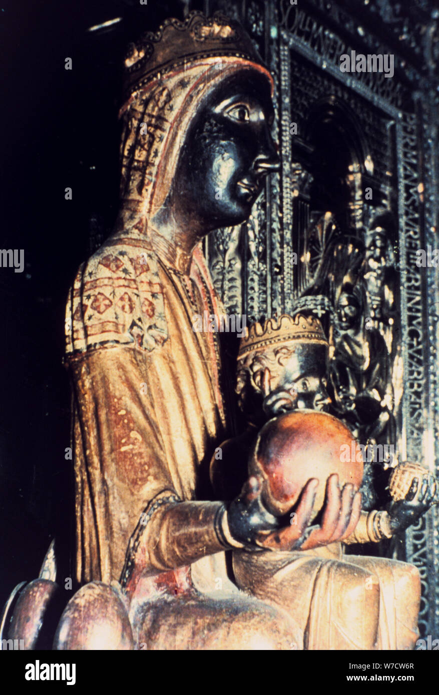 Jungfrau von Montserrat, Katalonien, Spanien. Artist: Unbekannt Stockfoto