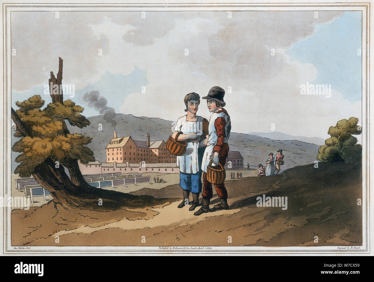 Kind Fabrikarbeiter, 1814. Artist: Robert Havell Stockfoto