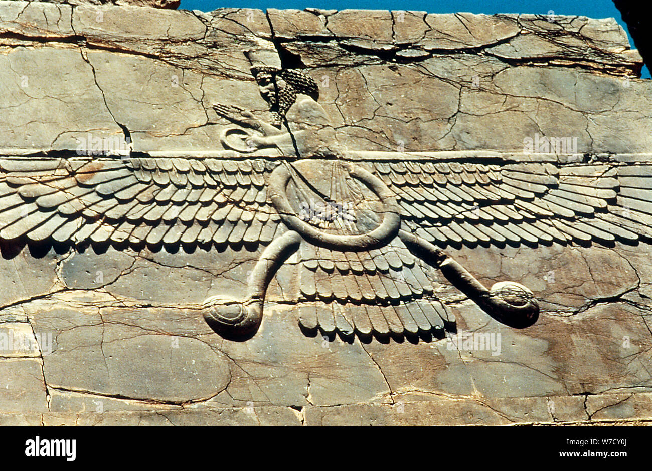Ahura Mazda, Persepolis, c 500 v. Chr.. Artist: Anon Stockfoto