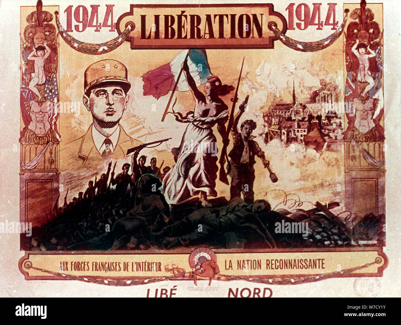 Weltkrieg 2: die Befreiung von Frankreich, 1944. Artist: Unbekannt Stockfoto