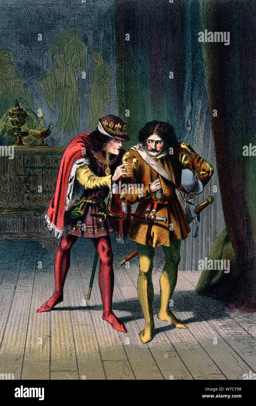 Szene aus Shakespeares Richard III., (1591), c 1858. Artist: Robert Dudley Stockfoto
