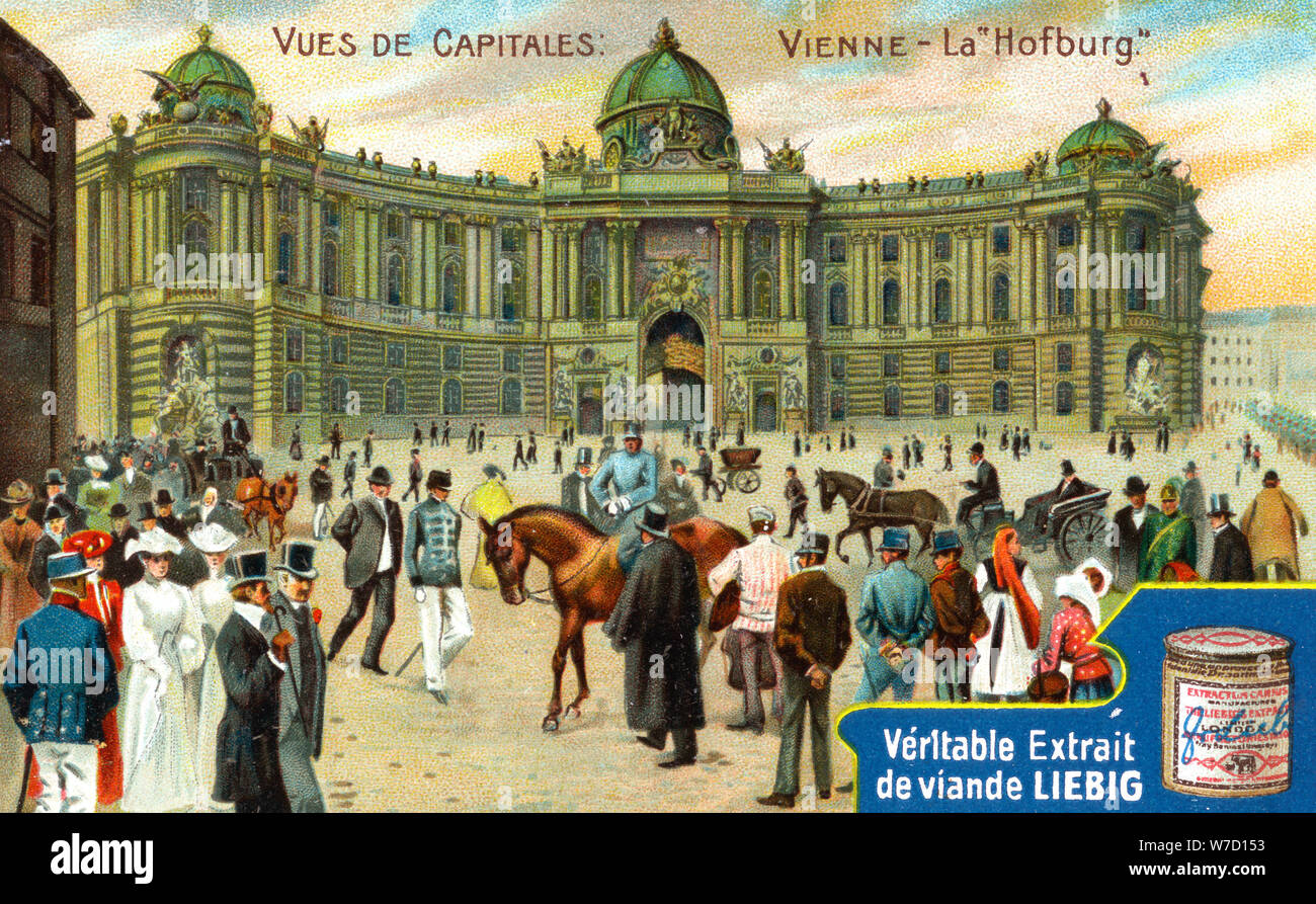 Ansichten der Hauptstädte: Die Hofburg, Wien, c1900. Artist: Unbekannt Stockfoto