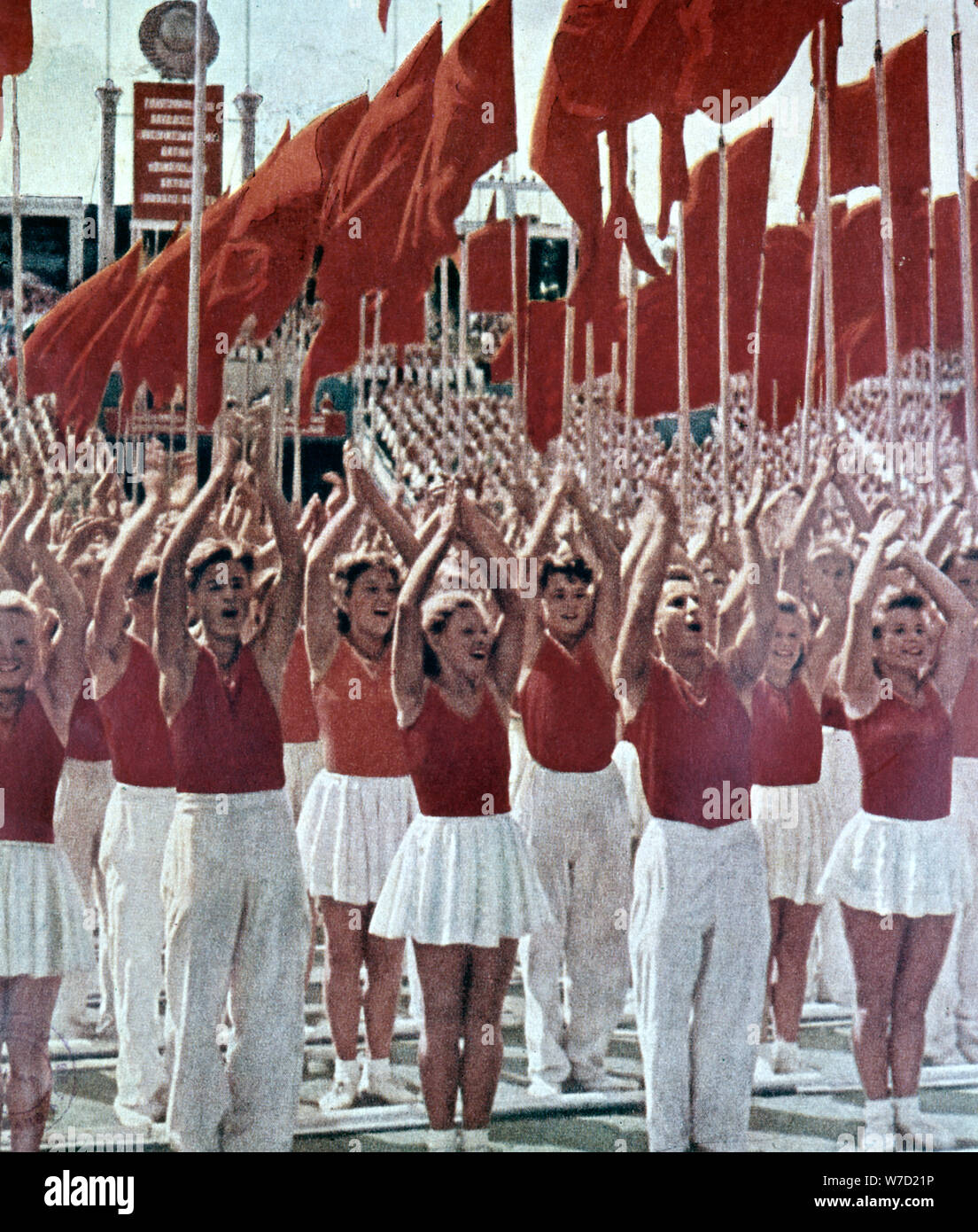 "Fest der Jugend", 1950. Artist: Unbekannt Stockfoto