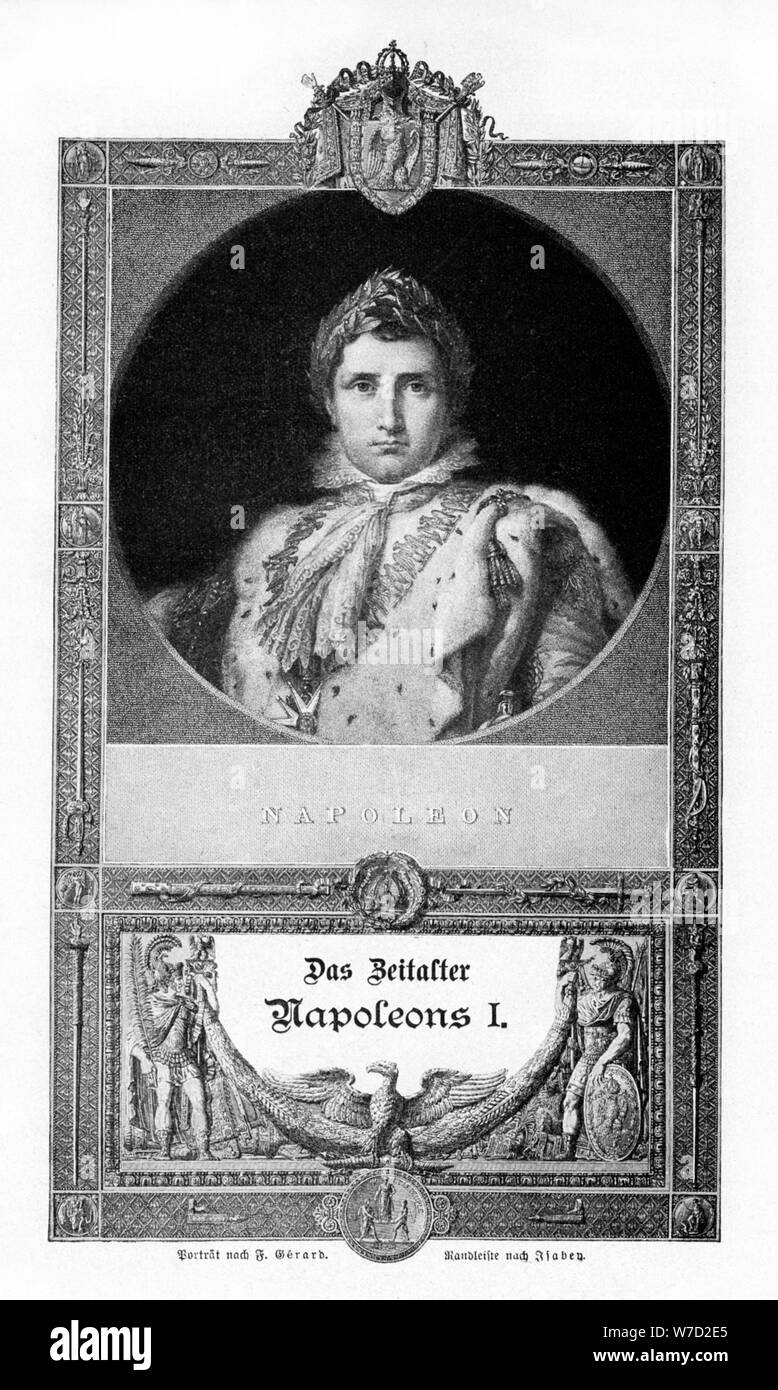 Ich Napoleon Bonaparte, Kaiser der Franzosen, (1900). Artist: Unbekannt Stockfoto