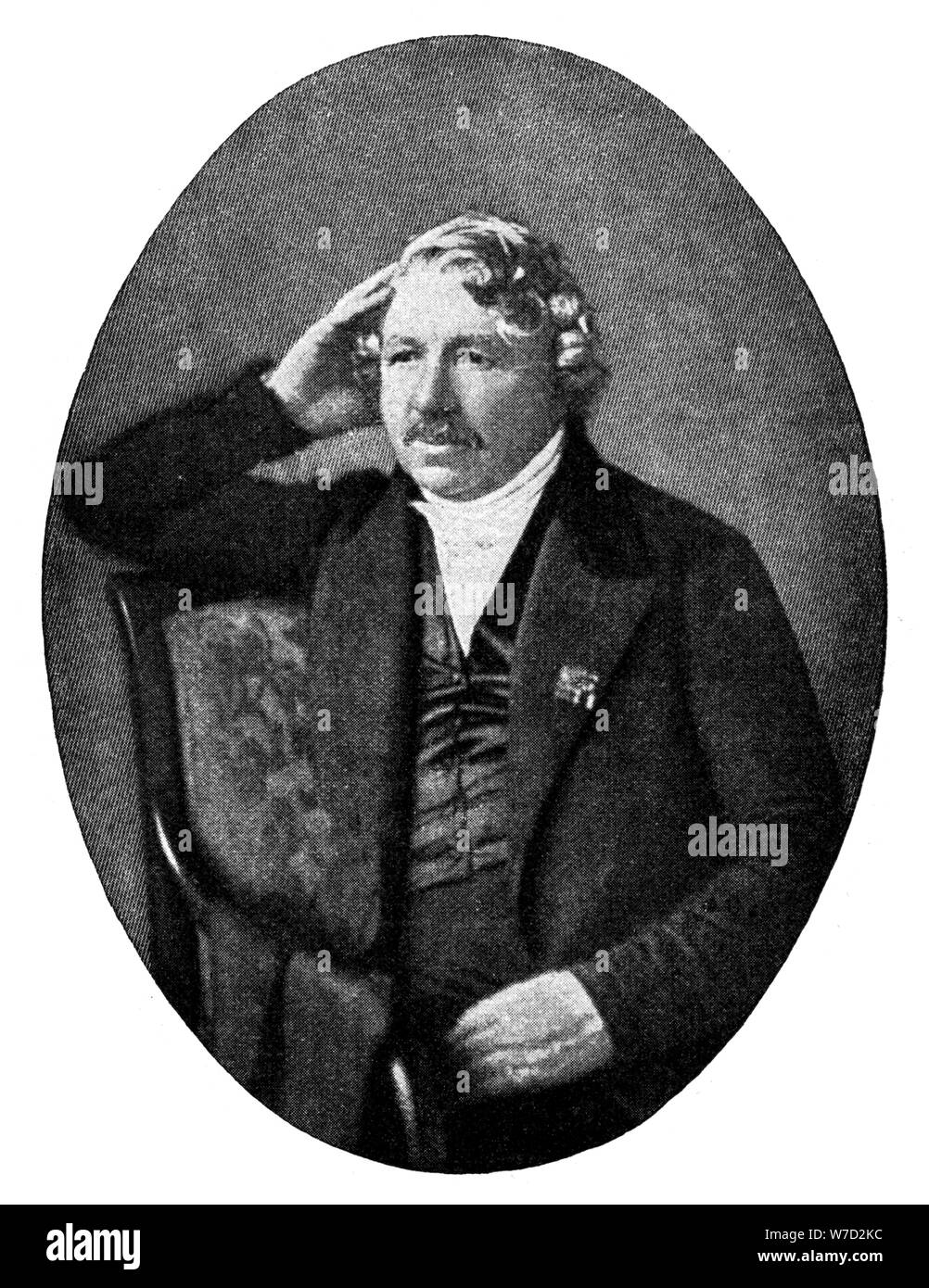 Louis Daguerre (1787-1851), französischer Fotograf, 1900. Artist: Unbekannt Stockfoto